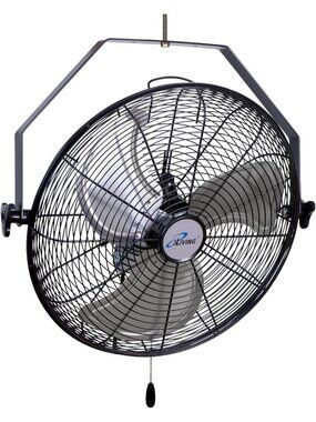 High Velocity 18" Wall Mount Fan - 4550 CFM, 3 Speeds, Heavy Duty for Garage